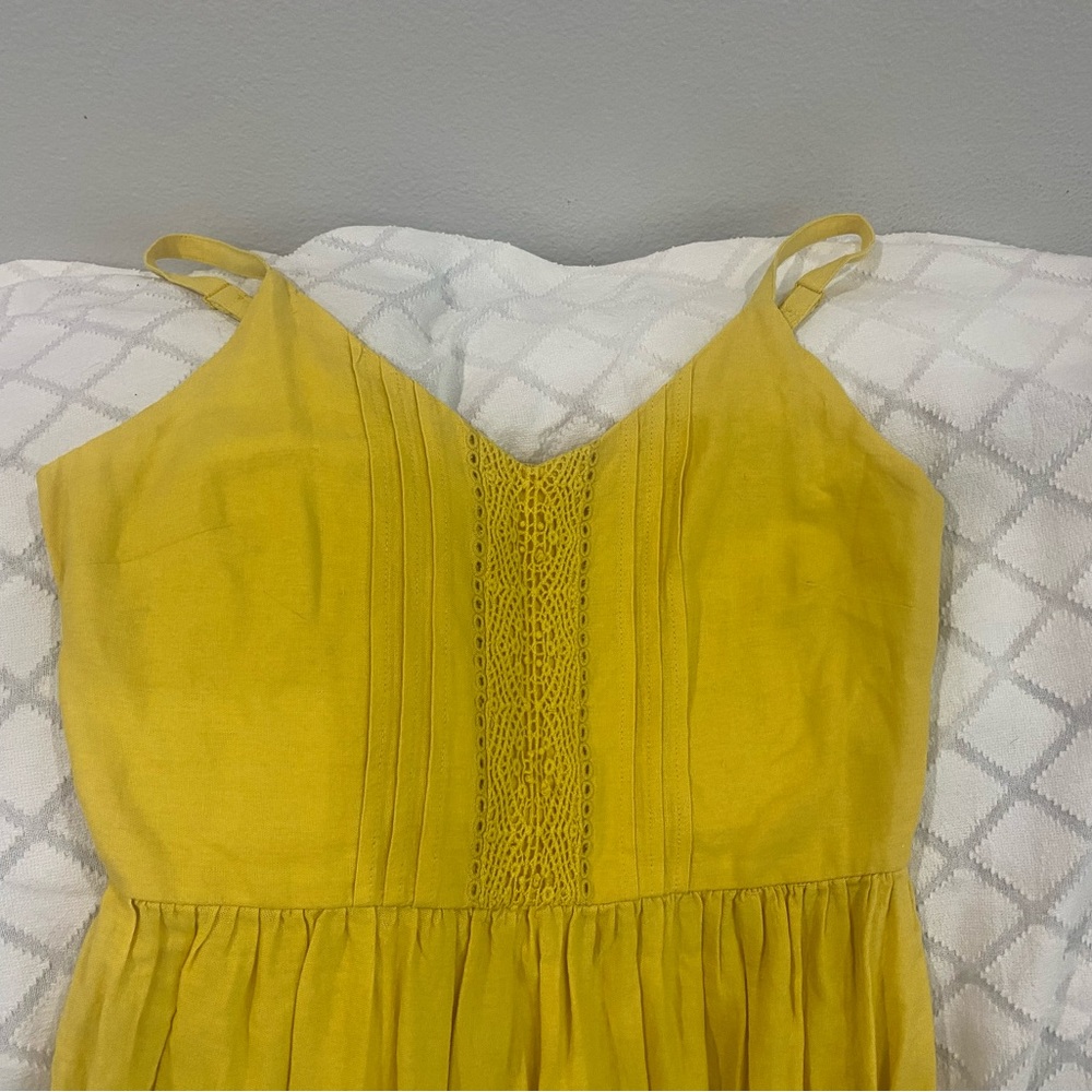 Old Navy Yellow Midi Dress - Picture 2 of 4
